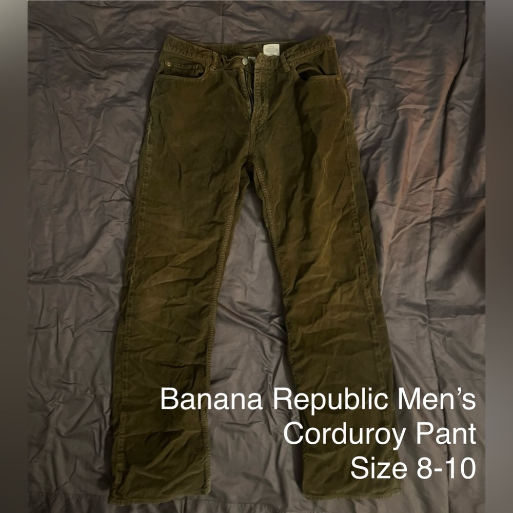 Banana Republic Mens’s Corduroy Mid Rise Pant